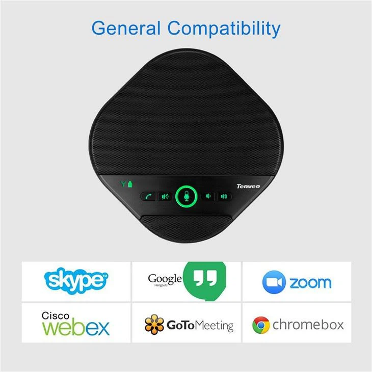 Online Meetings and Video Conferencing Pc USB Speaker Microphone for Skype and Microphone System